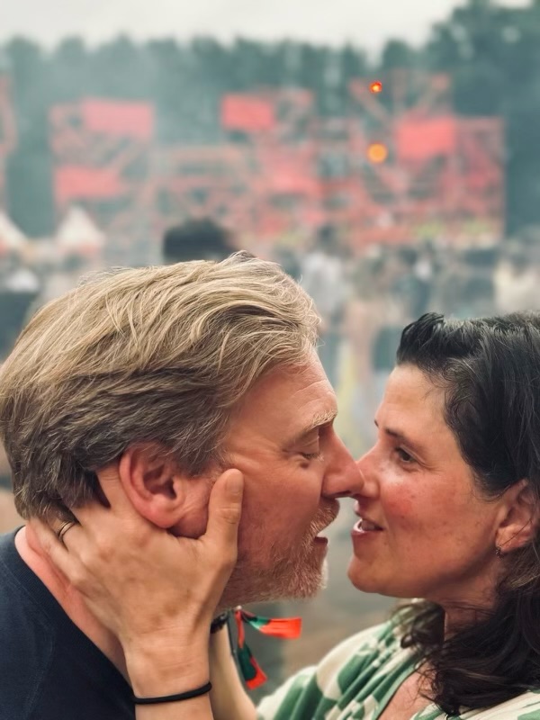 Catherine & Etienne at a festival